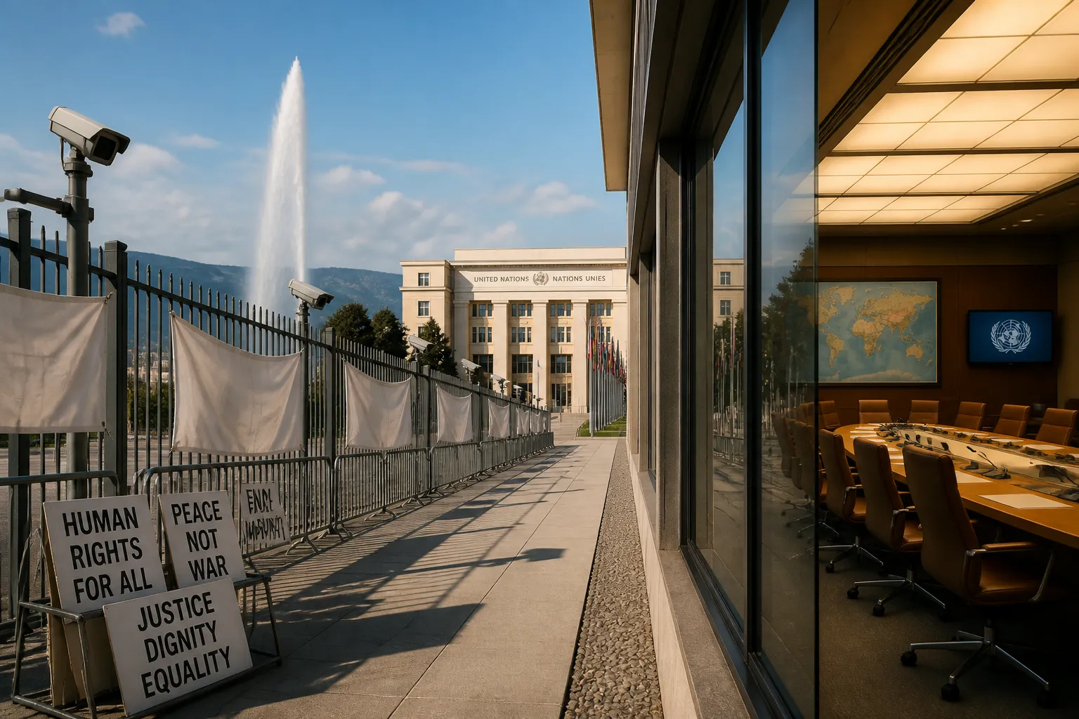 Thousands Protest in Geneva Ahead of G7 Summit as Swiss and French Authorities Tighten Security