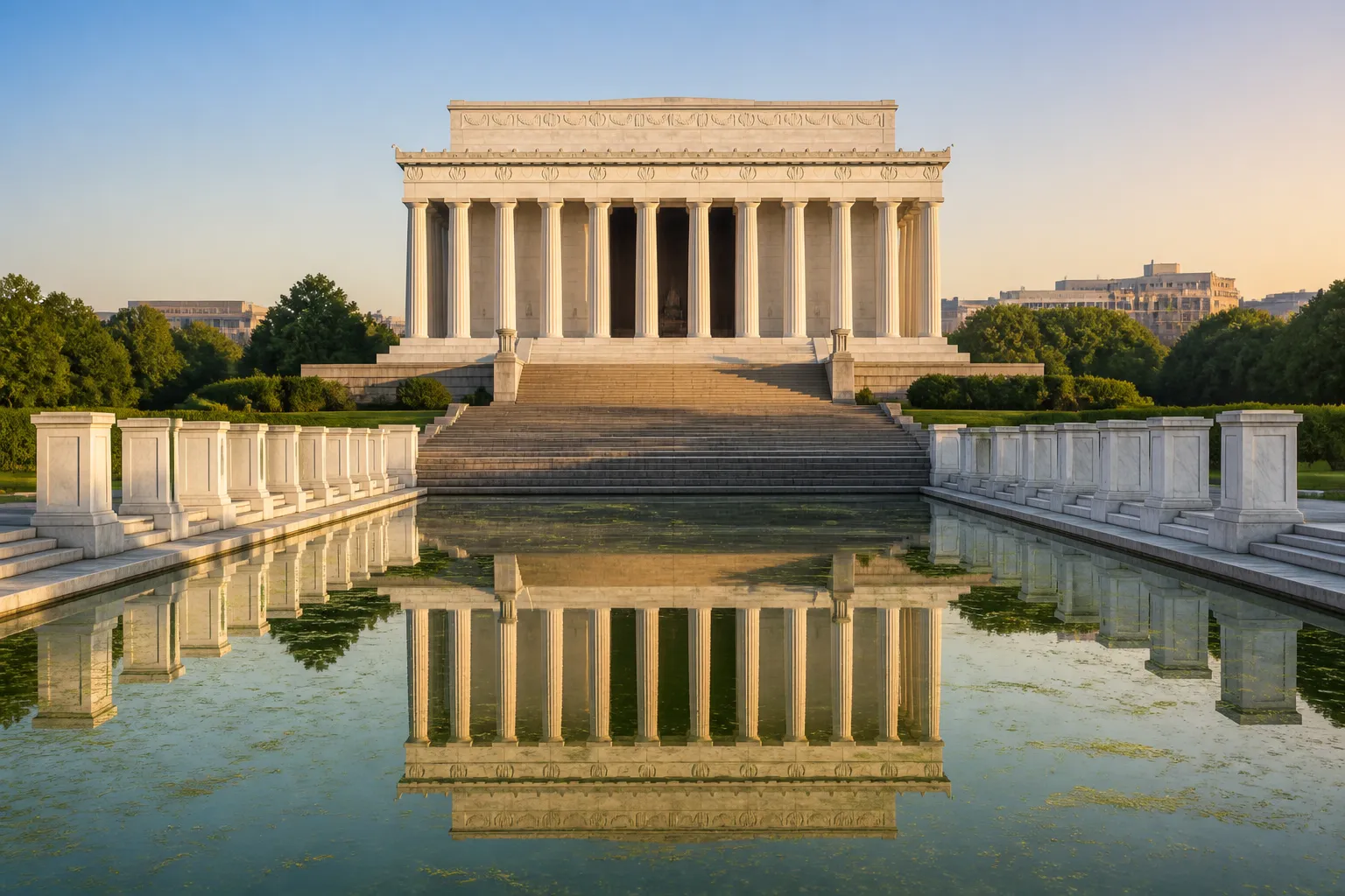 Algae Returns to Lincoln Memorial Reflecting Pool After Trump Renovation
