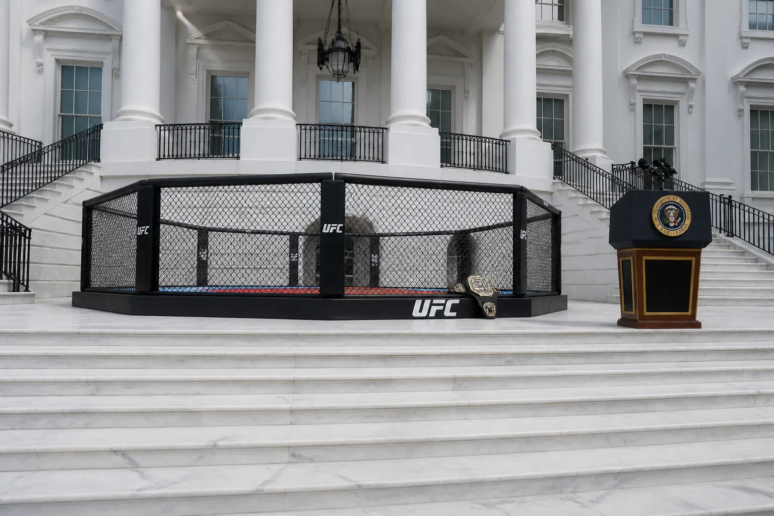 Justin Gaethje Wins UFC Lightweight Title at Historic White House Event