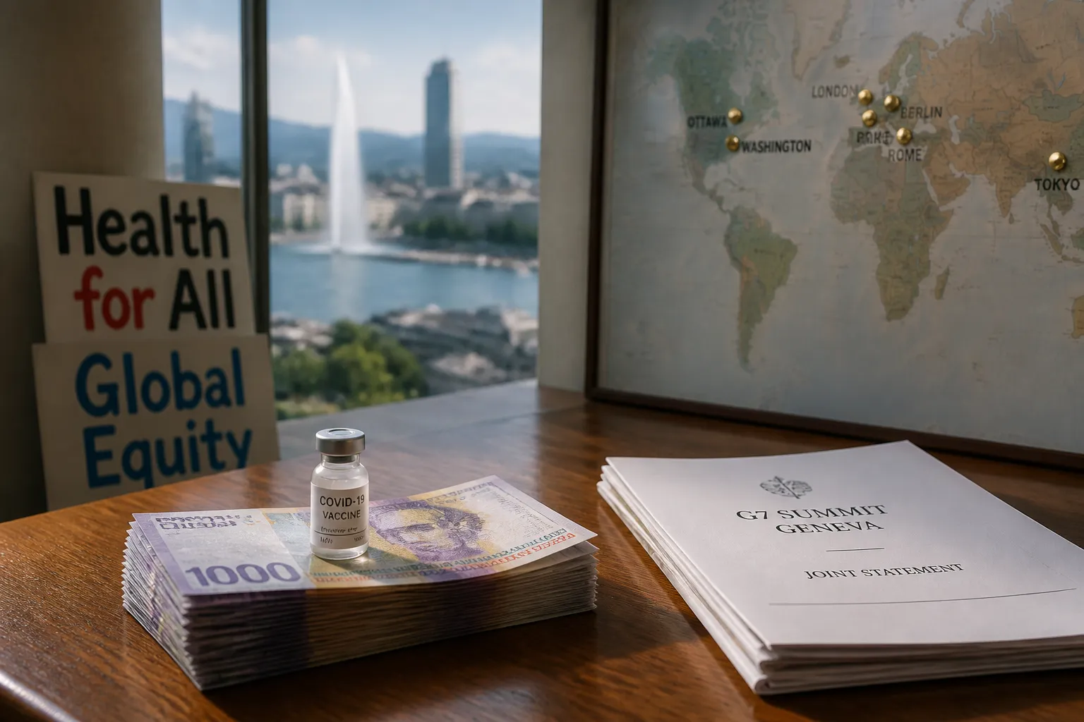 CDC Awards Pfizer $1.24 B for COVID-19 Vaccines Amid G7 Summit and Geneva Protests