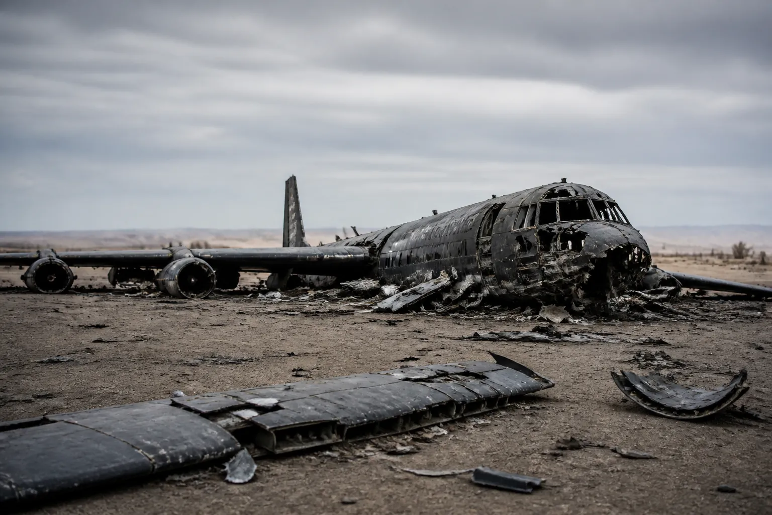 Eight Killed in B-52 Bomber Crash at Edwards Air Force Base, California