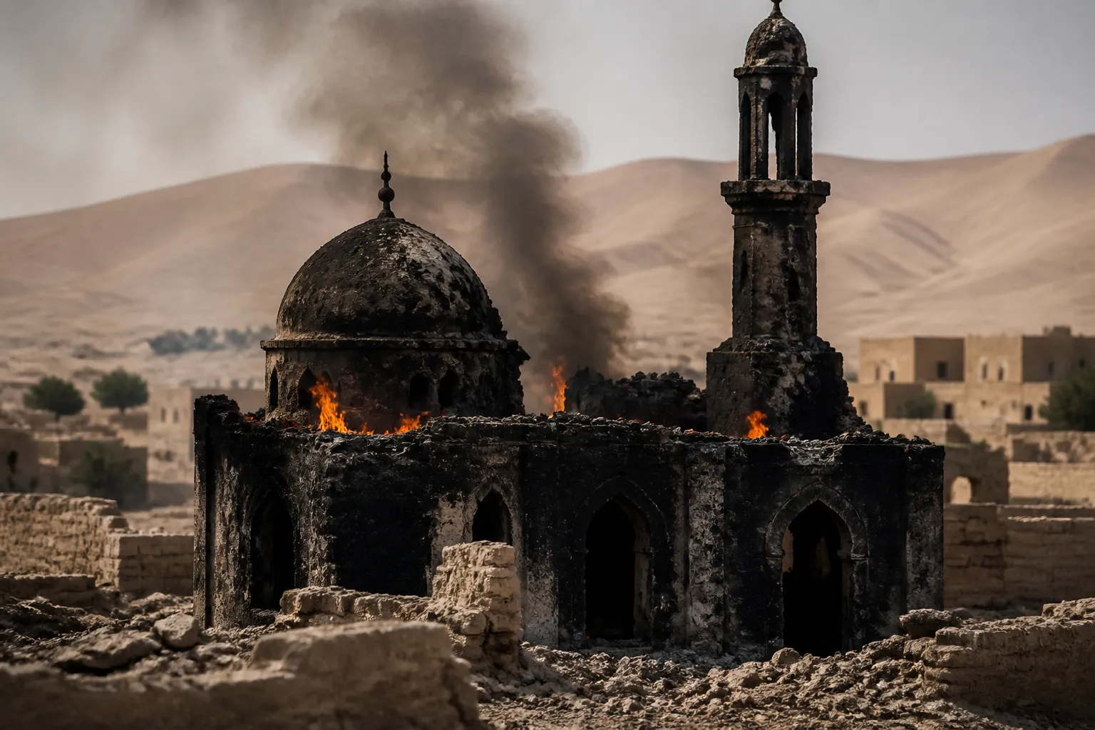 Israeli Settlers Set Fire to Mosques in Two West Bank Villages, Officials Confirm Arson