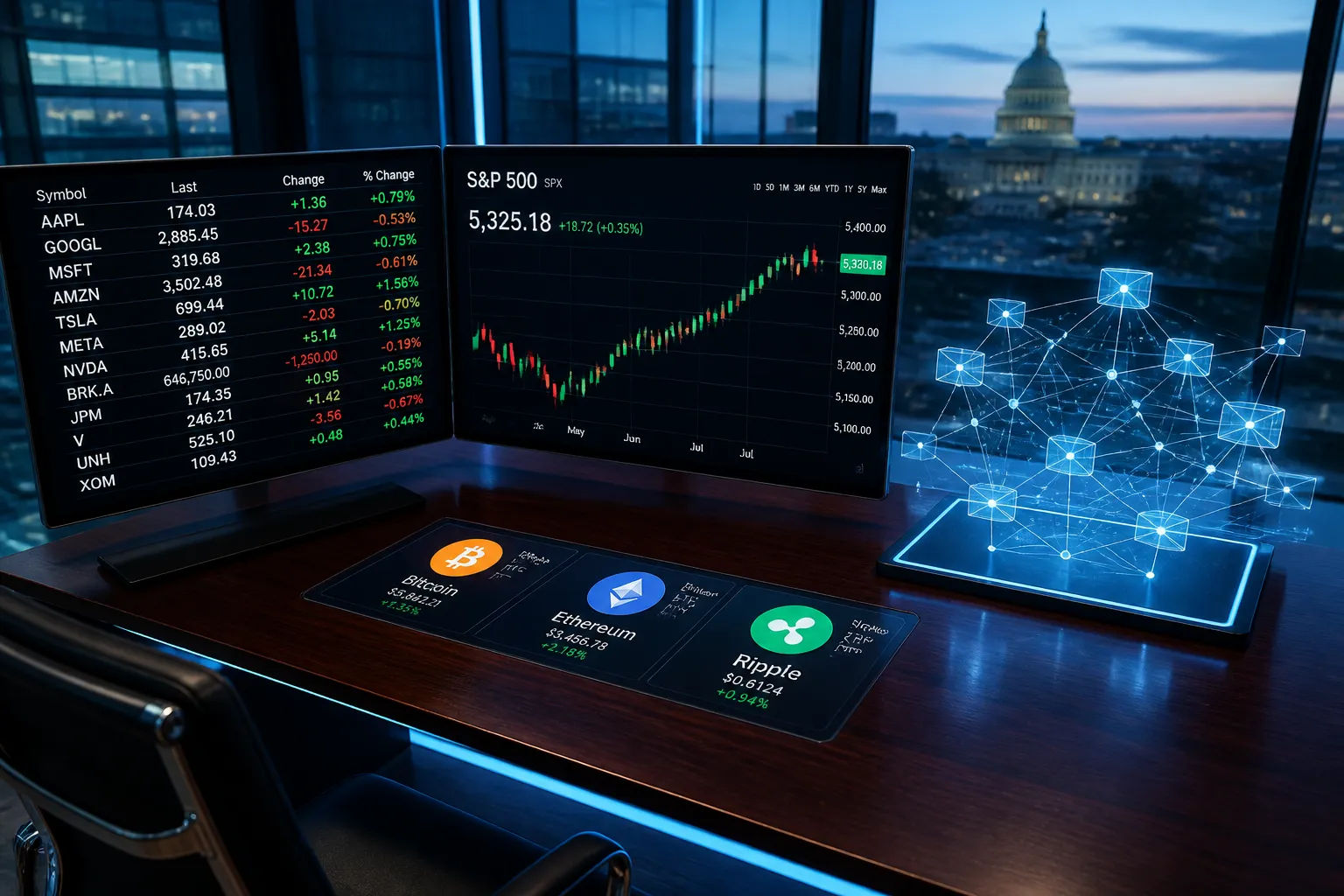 Major Wall Street Firms Push Tokenized Stock Trading as Senate Stalls on CLARITY Act