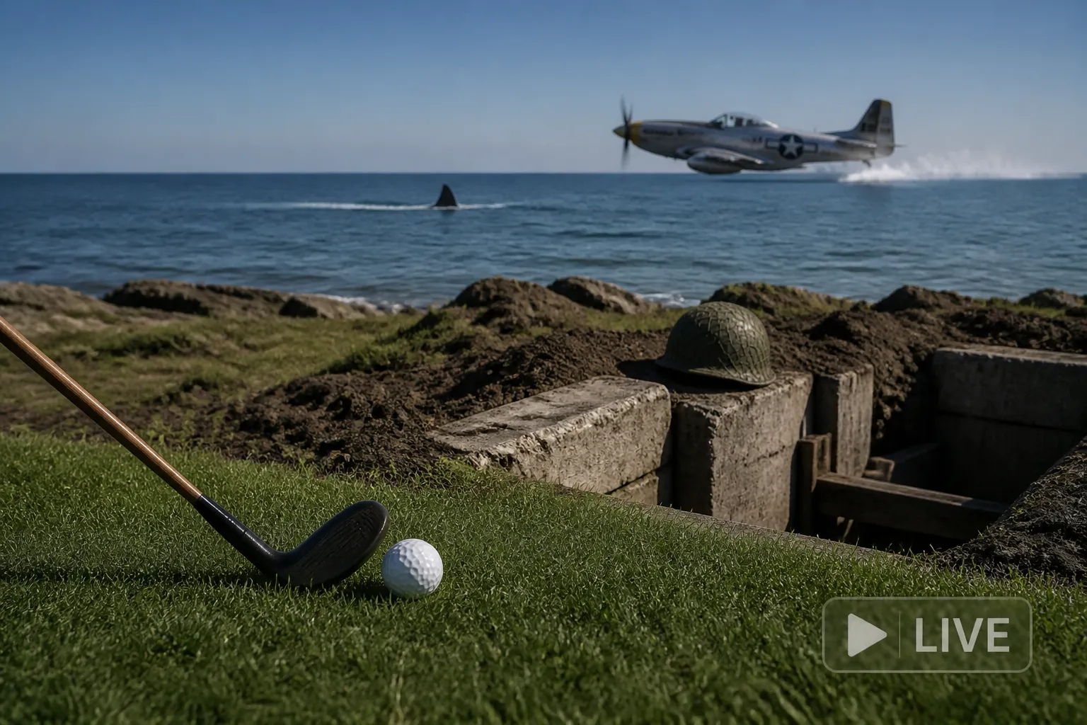 New VOD Lineup for Fathers Day Features Edward Burns Golf Dramedy, WWII Drama, and Shark-Infested Thriller