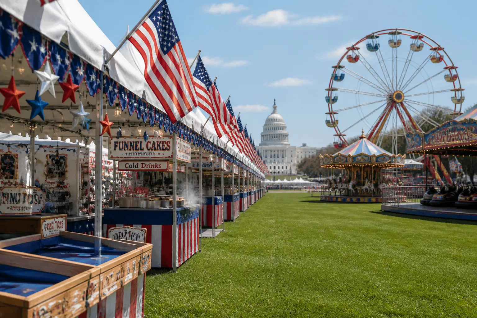 President Trump Opens 16-Day Great American State Fair on National Mall Amid Controversy