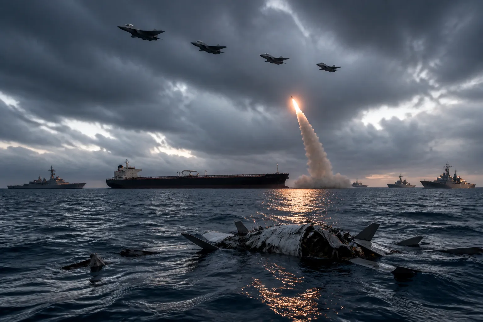 US Airstrikes on Iranian Targets Follow Drone Attack on Oil Tanker in Strait of Hormuz