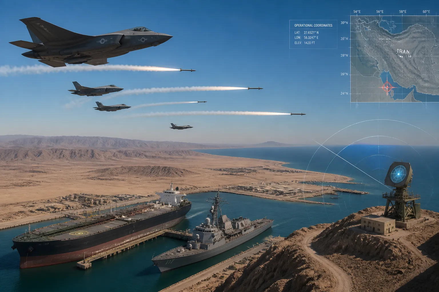 U.S. Airstrikes Hit Inland Iranian Targets as Iran Attacks Shipping and U.S. Forces in the Gulf