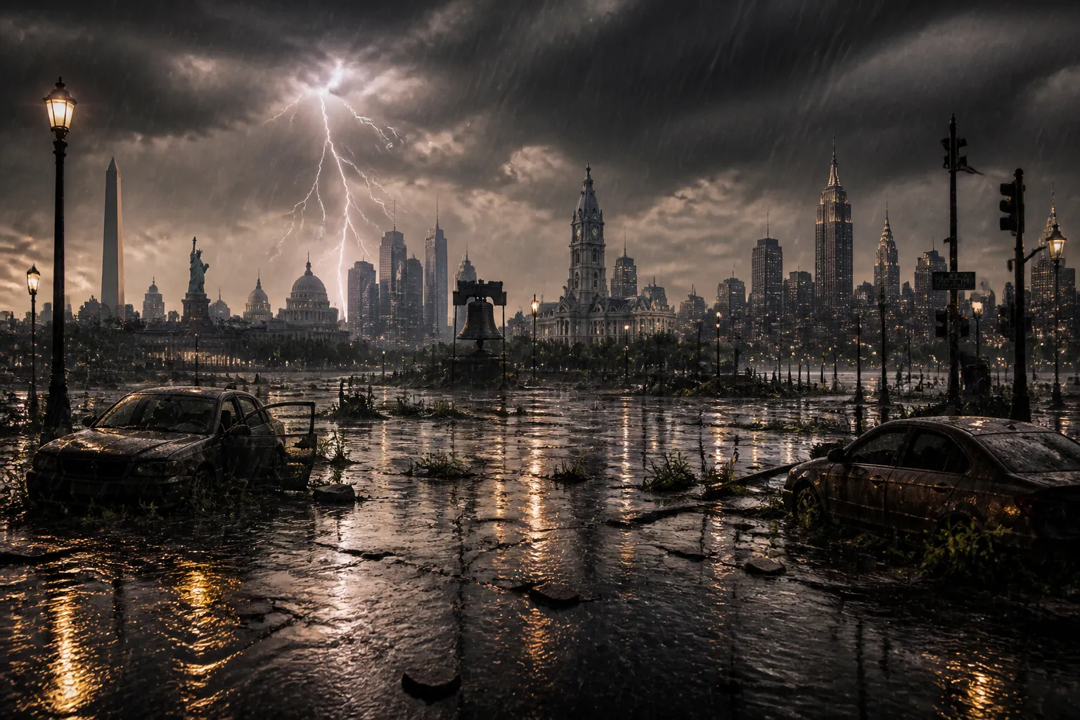 Severe Storms and Flash Flood Risk Loom Over Washington, Philadelphia, New York Tuesday