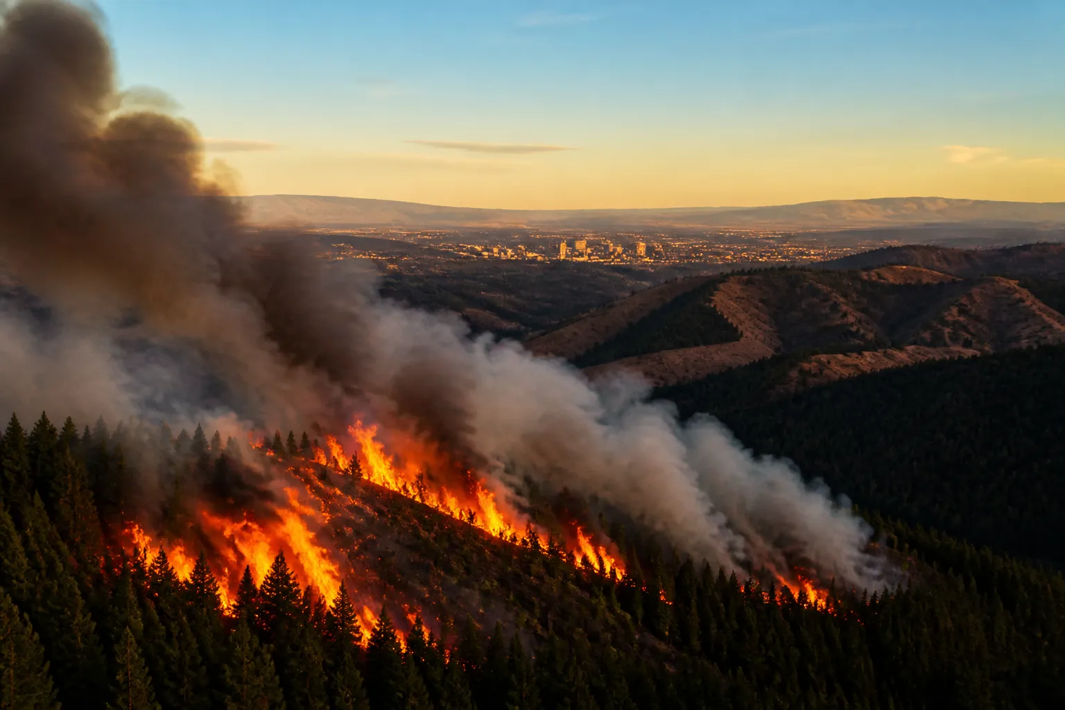 Akawa Butte Fire Nears Sisters, Oregon: Residents Evacuated as Fire Rages Over 26,000 Acres