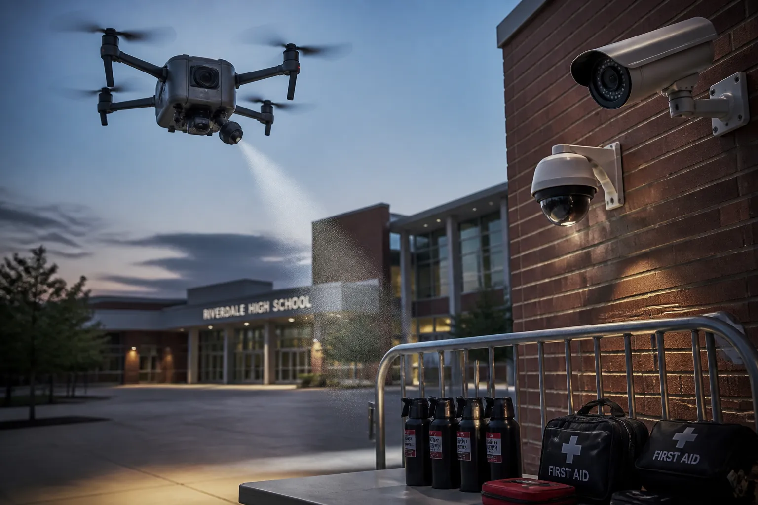U.S. Schools Deploy Pepper-Spraying Drones in Response to Active Shooter Threats