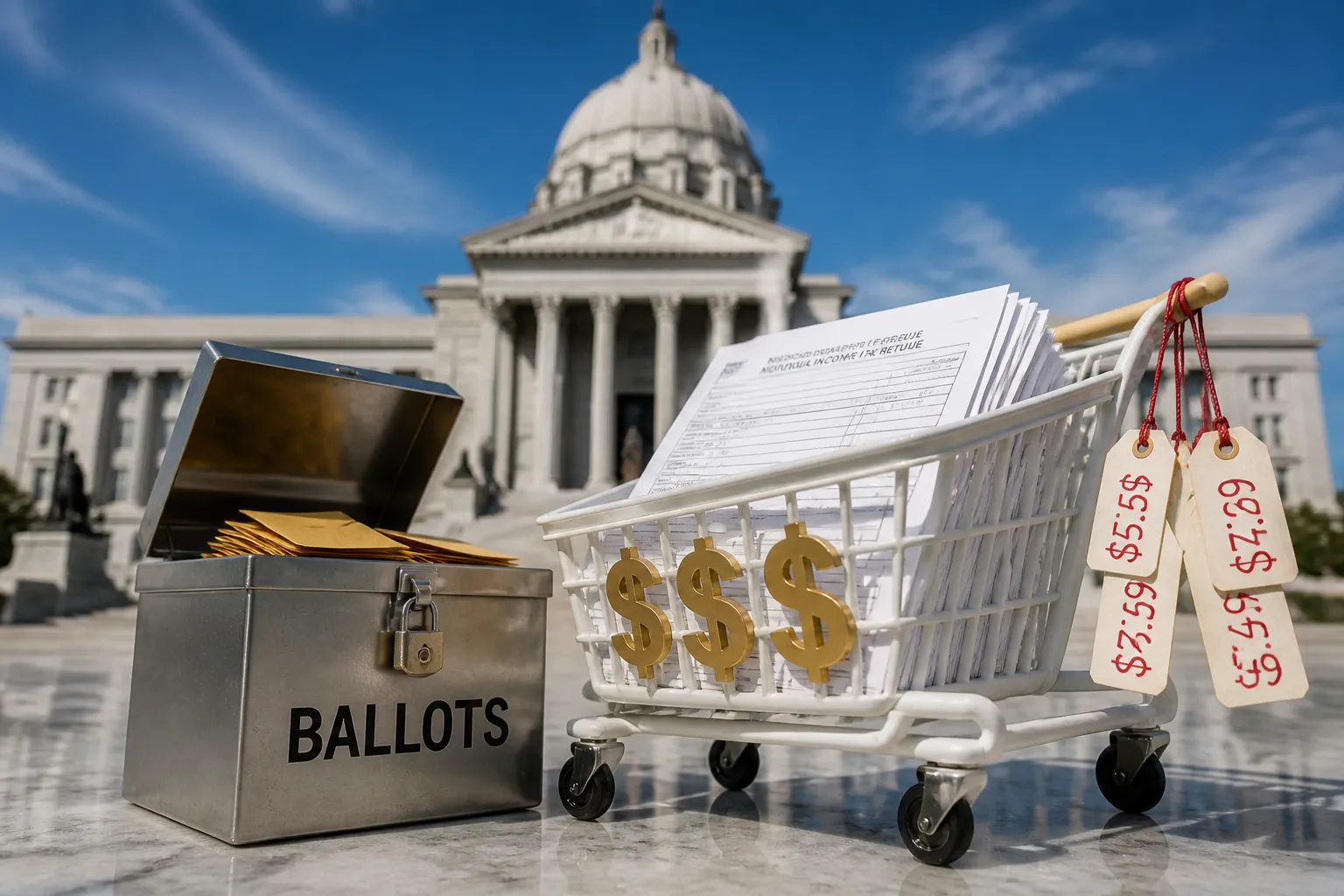 Missouri Voters Set to Decide Whether Lawmakers Can Expand Sales Taxes to Replace State Income Tax